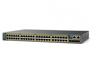 Switch Cisco Gigabit Ethernet Catalyst 2960S-48LPS-L, 10/100/1000Mbps, 48 Puertos - Administrable 