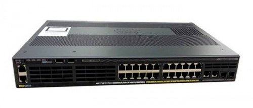 Switch Cisco Gigabit Ethernet Catalyst 2960-X PoE 92W LAN Base, 24 Puertos 10/100/1000Mbps + 2 Puertos SFP, 216 Gbit/s - Administrable 