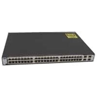 Switch Cisco Gigabit Ethernet Catalyst 3750G 48PS-S PoE, 10/100/1000Mbps, 32bit/s, 48 Puertos, 12.000 Entradas 