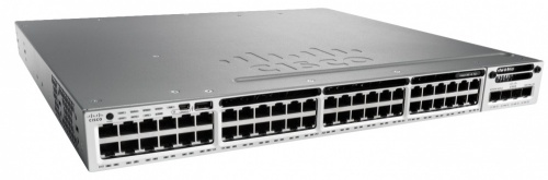 Switch Cisco Gigabit Ethernet Catalyst 3850-48T Base LAN, 48 Puertos 10/100/1000, 176 Gbit/s, 32.000 Entradas - Administrable 