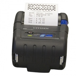 Citizen Impresora Móvil CMP-20, Transferencia Térmica, Bluetooth, USB 2.0, Negro 