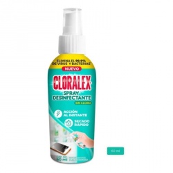 Cloralex Spray Desinfectante sin Cloro, 60ml 