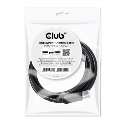 Club 3D Cable Displayport Macho - Displayport Macho, 2 Metros, Negro 