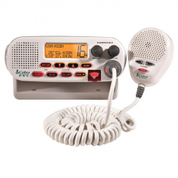 Cobra Radio VHF Marino MRF45D, 16 Canales, Blanco 
