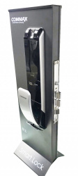 Commax Cerradura Inteligente con Teclado Touch CDL-210P, hasta 100 Usuarios, Negro/Plata 