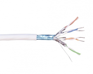 CommScope Bobina de Cable Cable Cat7a STP, 1000 Metros, Blanco 