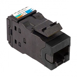 CommScope Jack de Red Cat6a UTP, RJ-45, Negro 