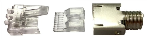 Commscope Conector Cat6 RJ-45, Transparente, 100 Piezas 