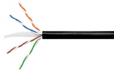 CommScope Bobina de Cable Cat6 UTP, 305 Metros, Negro 