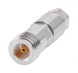 CommScope Conector Coaxial N Hembra, Plata, para FSJ1-50A 