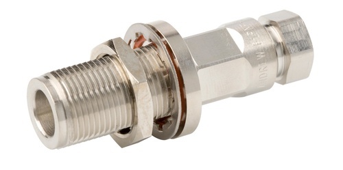 CommScope Conector Coaxial Clase N Hembra, Plata 