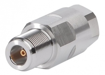 CommScope Conector Coaxial Clase N Hembra, Plata 