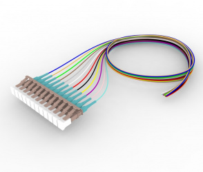 CommScope Cable Fibra Óptica Monomodo OM4 LC/UPC  Macho , 3.048 Metros, Azul 