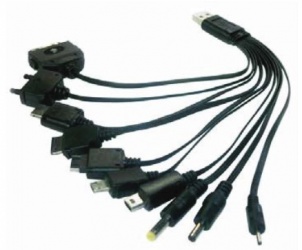 Complet Cable Cargador USB Universal con 10 Salidas 