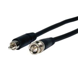 Comprehensive Cable Coaxial BNC Macho - RCA Macho, 1.8 Metros, Negro 