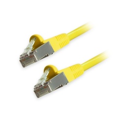 Comprehensive Cable Patch Cat6 STP Blindado sin Enganches RJ-45 Macho - RJ-45 Macho, 30cm, Amarillo 
