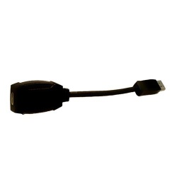 Comprehensive Adaptador DisplayPort Macho - HDMI Hembra, 20cm, Negro 