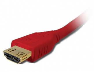 Comprehensive Cable HDMI con ProGrip de Alta Velocidad con Ethernet 4K HDMI Macho - HDMI Macho, 90cm, Rojo 