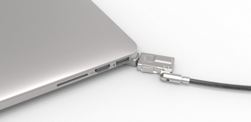 Compulocks Candado de Llave para Laptop MacBook Pro, Plata 