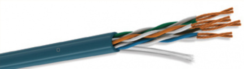 Condumex Bobina Cable Patch Cat5e UTP Trenzado, sin Conectores, 305 Metros, Azul 