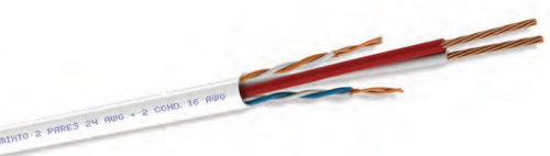 Condumex Cable Cat5e UTP, 16 AWG, Blanco - Precio por Metro 