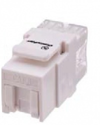 ConduNet Jack Modular Categoría 6 Tipo Keystone, RJ-45 Hembra, Blanco 