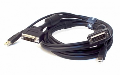 Connectpro Cable KVM SDU-15D, USB/DVI-D Macho - USB/DVI-D Macho, 4.5 Metros, Negro 