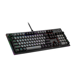 Teclado Cooler Master CK352, Alámbrico, USB, Negro/Gris (Inglés) 