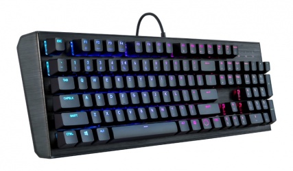 Teclado Gamer Cooler Master CK552 RGB, Teclado Mecánico, Gateron Red, Alámbrico, Negro (Inglés) 