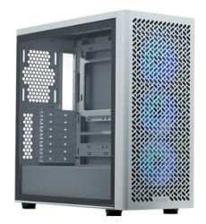 Gabinete Cooler Master ELITE 502, Midi-Tower, ATX/EATX/Micro-ATX/Mini-ITX, USB 3.0, sin Fuente, 3 Ventiladores Instalados, Blanco 