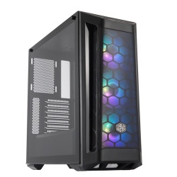 Gabinete Cooler Master MasterBox MB511 ARGB, Midi-Tower, ATX/EATX/Micro-ATX/Mini-ITX/SSI-CEB, USB 3.0, sin Fuente, 3 Ventiladores Instalados, Negro 