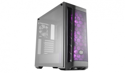 Gabinete Cooler Master MasterBox MB511 RGB con Ventana, Midi-Tower, ATX/Micro-ATX/Mini-ITX, USB 3.1, sin Fuente, Negro 