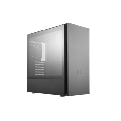 Gabinete Cooler Master Silencio S600 TG con Ventana, Midi Tower, ATX/micro-ATX/mini-ITX, USB 3.0, sin Fuente, Negro 