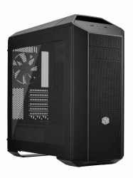 Gabinete Cooler Master MasterCase 5 con Ventana, Midi-Tower, ATX/Micro-ATX/Mini-ITX, USB 3.0, sin Fuente, Negro/Gris 