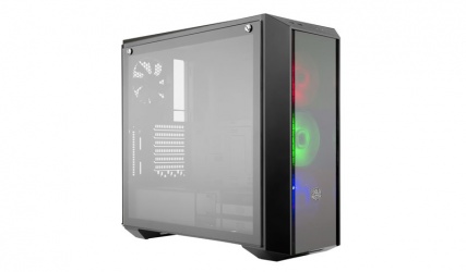 Gabinete Cooler Master MasterBox Pro 5 RGB con Ventana, Midi-Tower, ATX/EATX/Micro-ATX/Mini-ITX, USB 3.0, sin Fuente, 4 Ventiladores RGB Instalados, Negro 