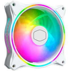 Ventilador Cooler Master MasterFan MF120 Halo, 120mm, 1800RPM, RGB, Blanco  