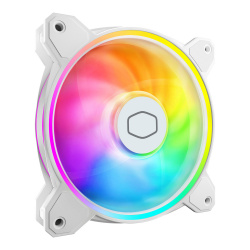 Ventilador Cooler Master Master MasterFan MF120 HALO², 120mm, 2050RPM, ARGB, Blanco  