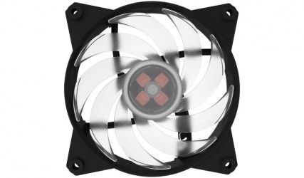 Ventilador Cooler Master MasterFan Pro 120 Air Balance RGB, 120mm, 650-1300RPM, Negro 
