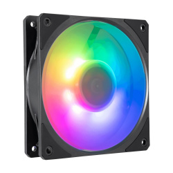 Ventilador Cooler Master Mobius 120P, 120mm, 2400RPM, ARGB, Negro  