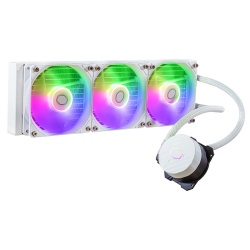 Cooler Master MasterLiquid 360L Core ARGB Enfriamiento Líquido para CPU, 3x 120mm, hasta 1750RPM, Blanco  