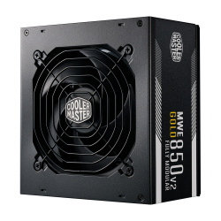 Fuente de Poder Cooler Master MWE Gold 850 - V2 Full Modular 80 PLUS Gold ATX, Modular, 24-pin ATX, 120mm, 850W 