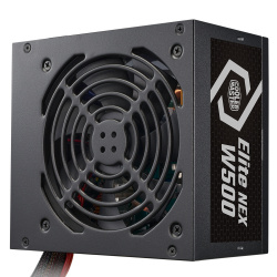 Fuente de Poder Cooler Master Elite Nex W500 80 PLUS ATX, 24-pin ATX, 120mm, 500W 