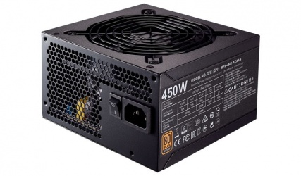 Fuente de Poder Cooler Master MWE 450 80 PLUS Bronze, 20+4 pin ATX, 120mm, 450W 