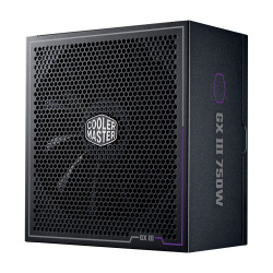 Fuente de Poder Cooler Master GX III GOLD 750 80 PLUS Gold ATX, Modular, 24-pin ATX, 12VHPWR, 135mm, 750W 