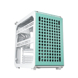 Gabinete Cooler Master QUBE 500 Flatpack con Ventana Midi-Tower, ATX/EATX/ITX/Micro-ATX, USB 3.0, sin Fuente, 1 Ventilador Instalado, Menta 