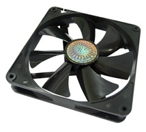 Ventilador Cooler Master Silent Fan, 140mm, 1000RPM, Negro 