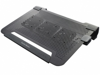 Cooler Master NotePal U3 para Laptop 15-19'', con 3 Ventiladores de 1800RPM, Negro 