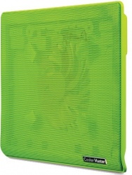 Cooler Master NotePal I100 para Laptops hasta 15.4'', con 1 Ventilador de 1200RPM, Verde 