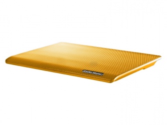Cooler Master NotePal I100 para Laptops hasta 15.4'', con 1 Ventilador de 1200RPM, Naranja 