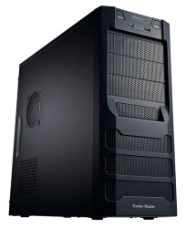 Gabinete Cooler Master 351, Midi-Tower, ATX/micro-ATX, USB 2.0/3.0, sin Fuente, Negro 
